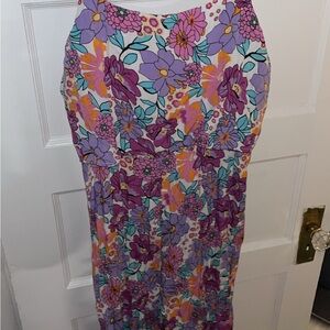 SHEIN Floral Multicolor floral long legged Jumpsuit